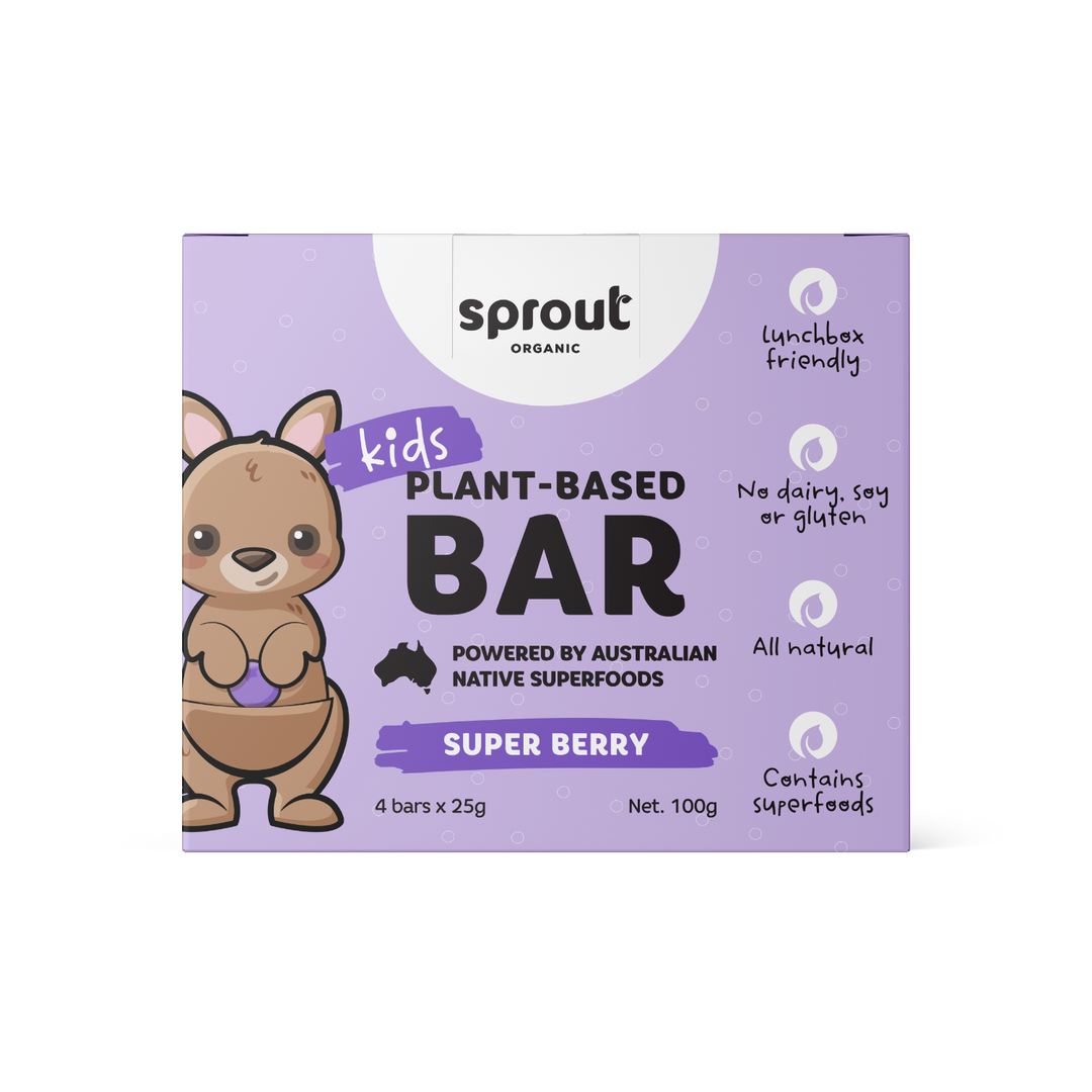 Sprout Organic Kids Plant-Based Bar Box - Super Berry