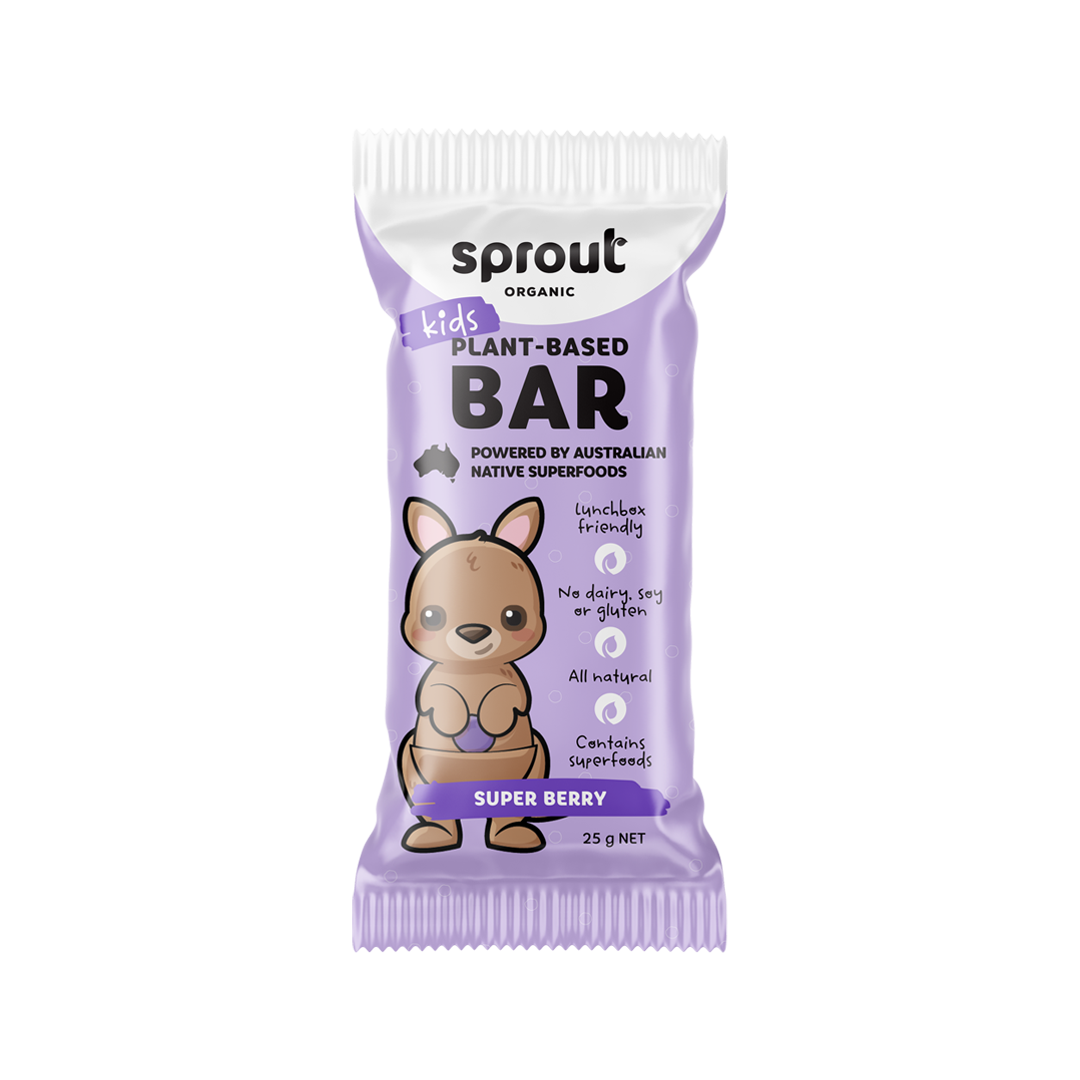 Sprout Organic Plant-Based Kids Bar - Super Berry