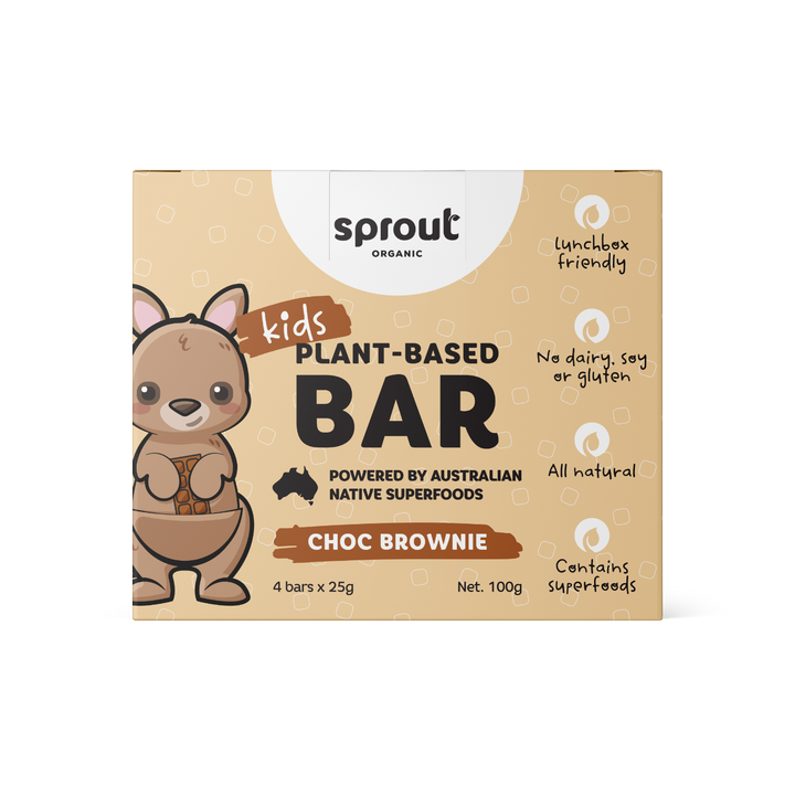 Sprout Organic Kids Plant-Based Bar Box - Choc Brownie