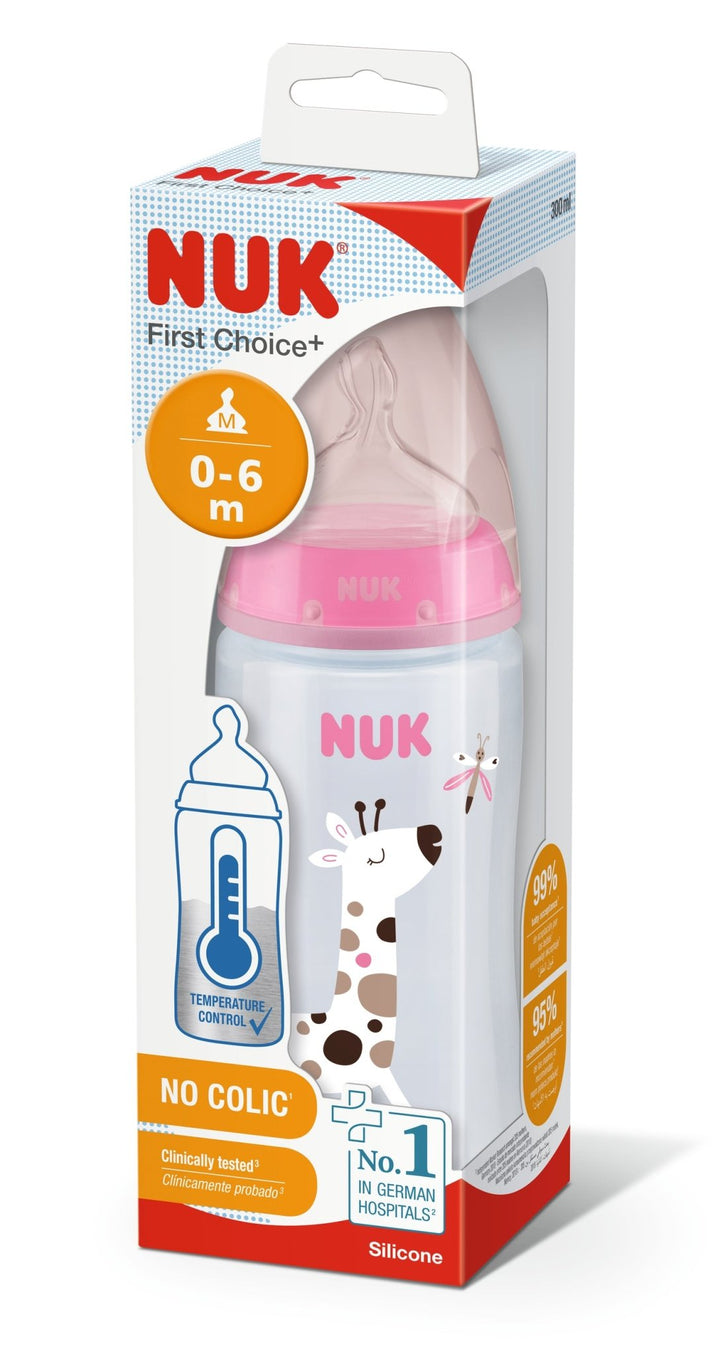 NUK First Choice Bottle: No Colic + Temperature Control - Sprout Organic