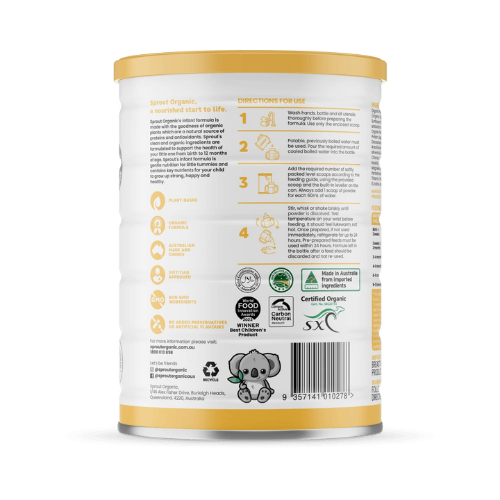 Sprout Infant Formula - Sprout Organic